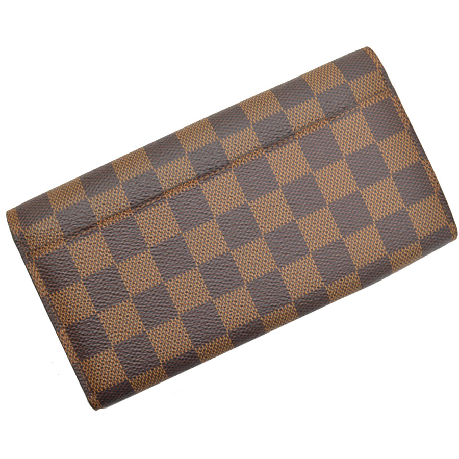 楽天市場】ルイヴィトン Louis Vuitton 長財布 ダミエ ポルトフォイユ