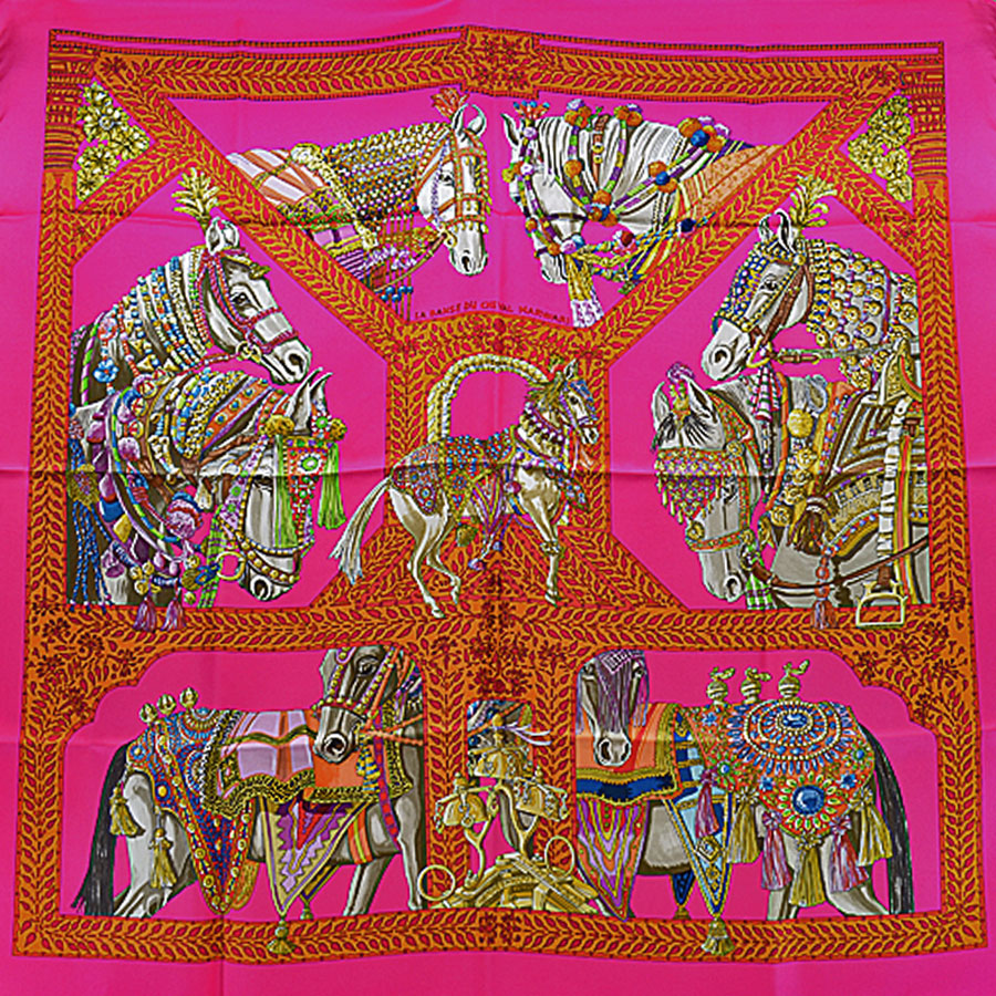 楽天市場】エルメス HERMES スカーフ カレ90 LA DANSE DU CHEVAL