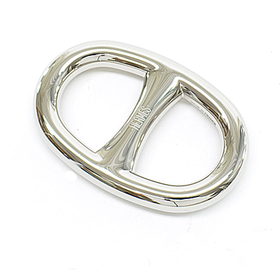 楽天市場】エルメス HERMES スカーフリング シェーヌダンクル シルバー