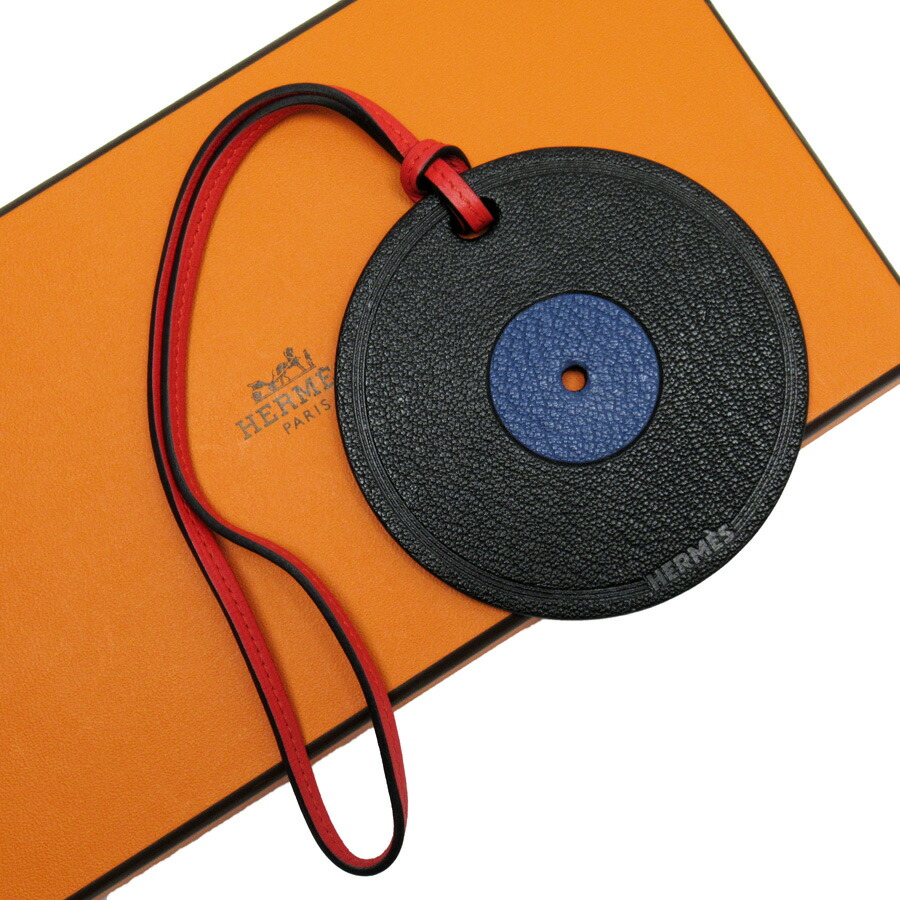 楽天市場】【美品】エルメス HERMES チャーム レコードモチーフ