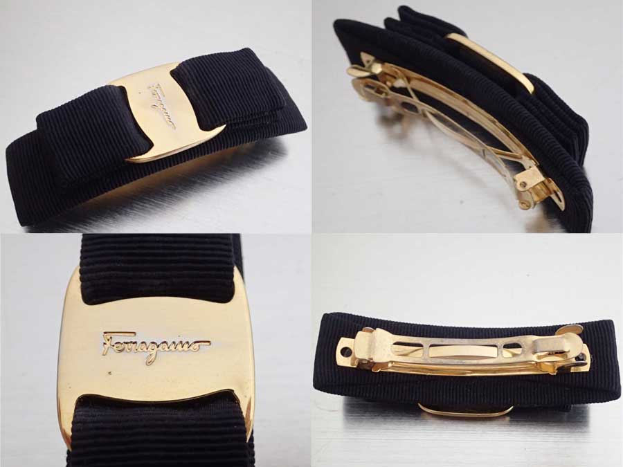 楽天市場】サルヴァトーレフェラガモ バレッタ ヴァラリボン ネイビー