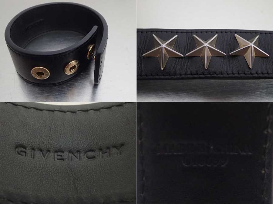 楽天市場】ジバンシィ GIVENCHY バングル スタースタッズ ブラックx