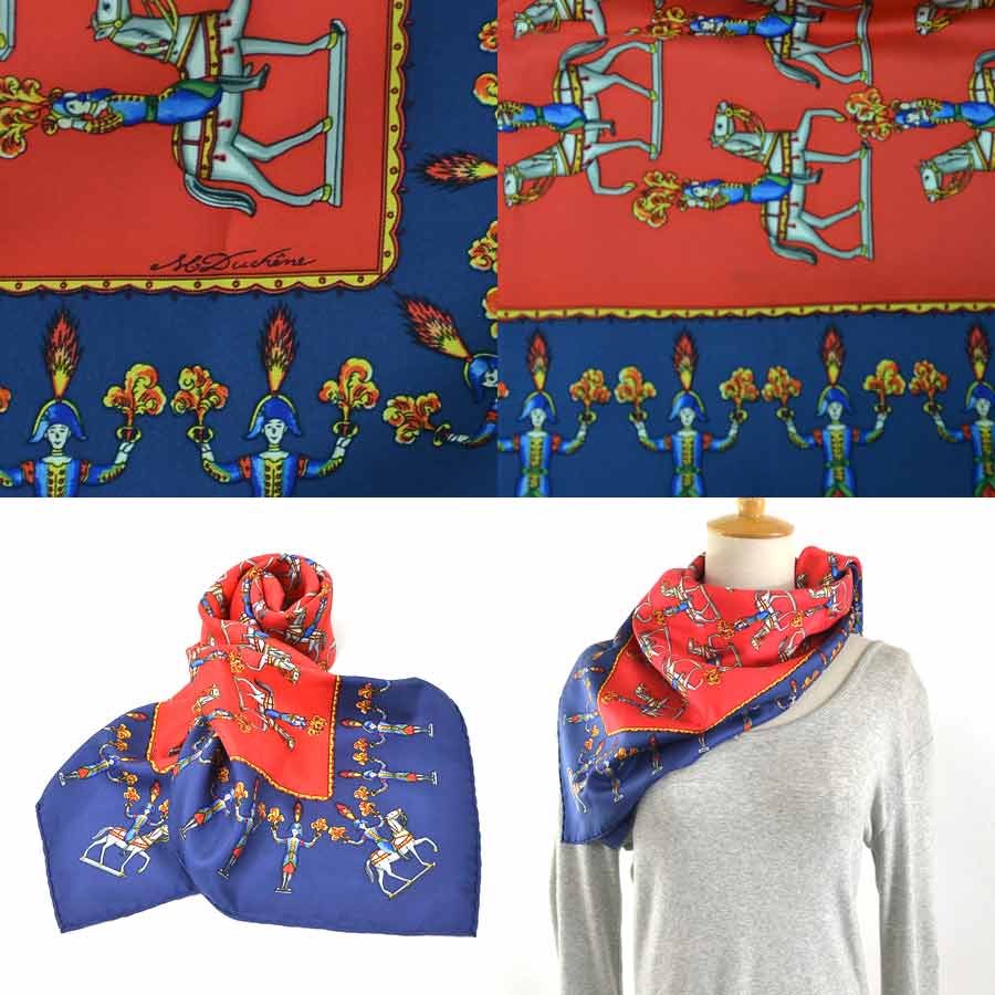 楽天市場】エルメス HERMES スカーフ カレ90 LES ARTIFICIERS 花火師