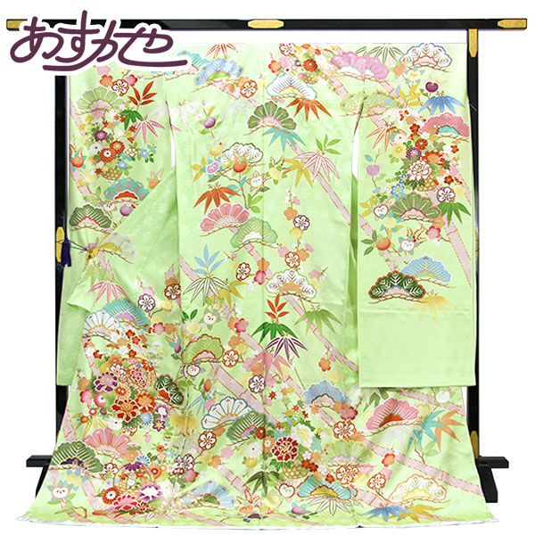 楽天市場】着物 名門 吉澤の友禅 吾妻徳穂 ブランド 正統派古典柄 金駒