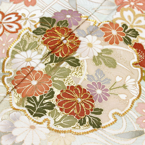 楽天市場】【お仕立て上がり】着物 正絹胴裏 新品 仕立済 金彩加工