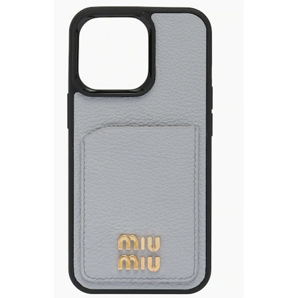 楽天市場】ミュウミュウ iPhoneケース 5ZH149 2DT7 F0591 レザー ロゴ