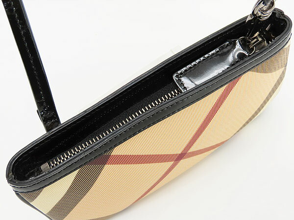 楽天市場】【未使用】バーバリー BURBERRY チェック柄 ポーチ