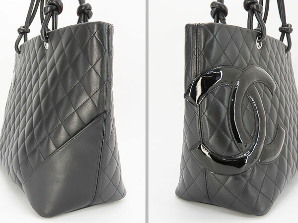 楽天市場】【美品】シャネル CHANEL カンボンライン ラージ トート