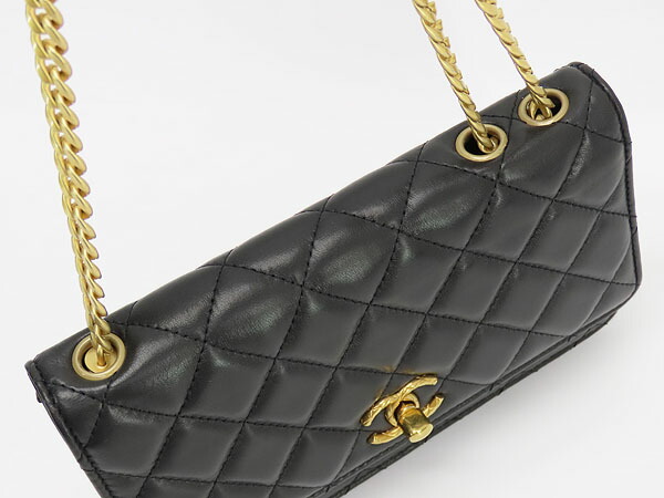 楽天市場】【美品】シャネル CHANEL マトラッセ ココマーク ラムスキン