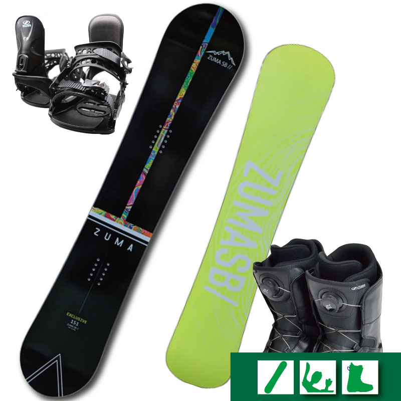 楽天市場】スノーボード 3点セット 155cmの通販