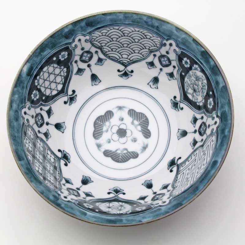 楽天市場】【Shonzui 染付瓔珞紋 らーめん鉢】普段使い 日本製 磁器