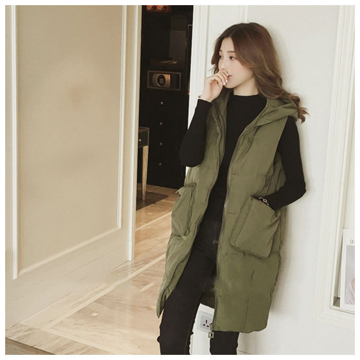 楽天市場】ダウンベスト レディース ロング 通販 ロングダウンベスト