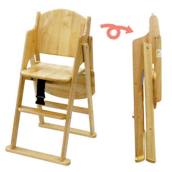 楽天市場】ヤトミ たためる 木製ハイチェア ベビーチェア 【あす楽対応