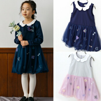 楽天市場】panpantutu パンパンチュチュ お花とリボンのバルーンワンピ