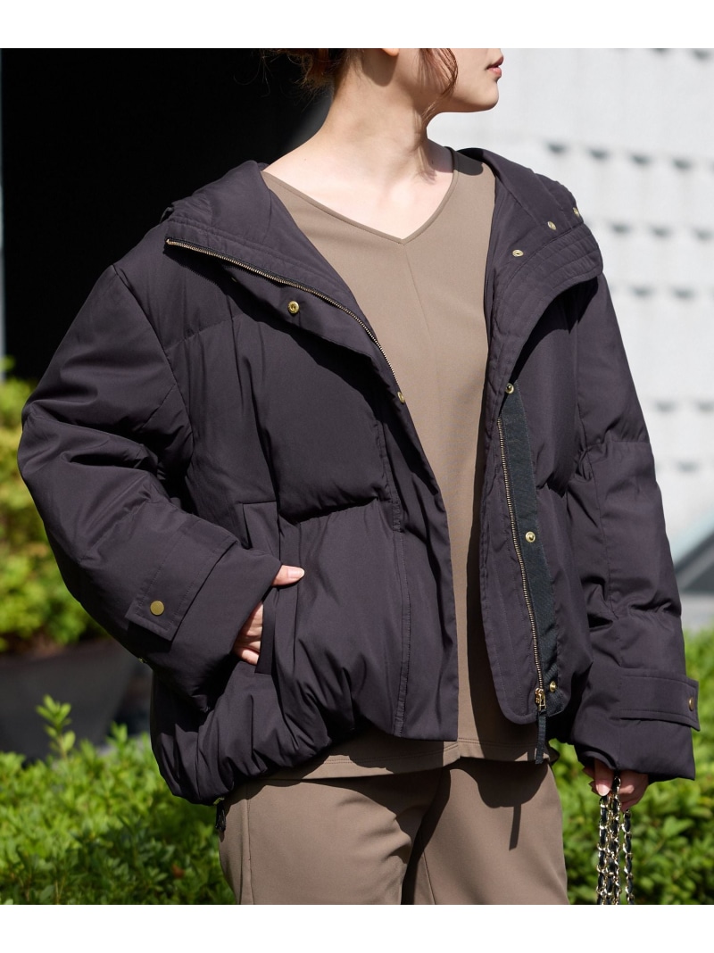楽天市場】【SALE／30%OFF】フーディーAラインショートダウンコート