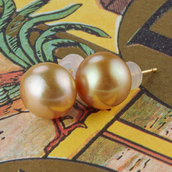 楽天市場】【ポイント5倍×5のつく日】 K18 天然 南洋ゴールデンパール