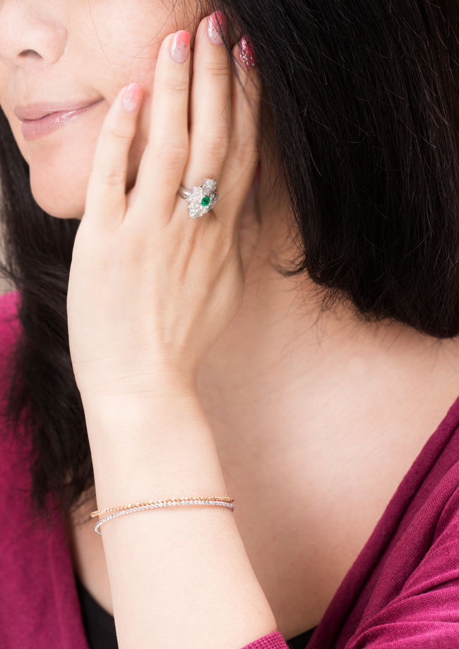 楽天市場】【ポイント5倍×5のつく日】 Pt900 エメラルド リング 指輪