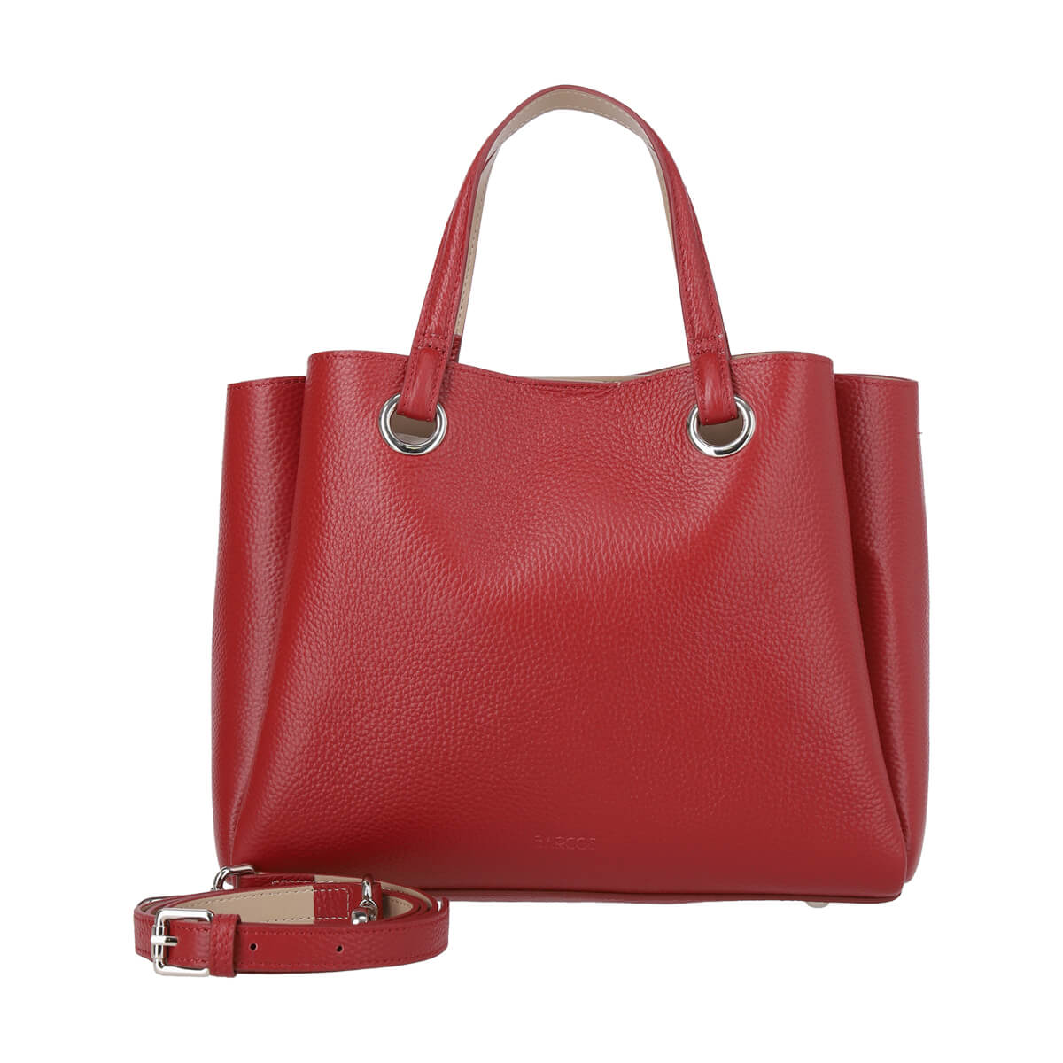 楽天市場】BARCOS シュリンクレザー3層ハンドバッグ レディース 全5色