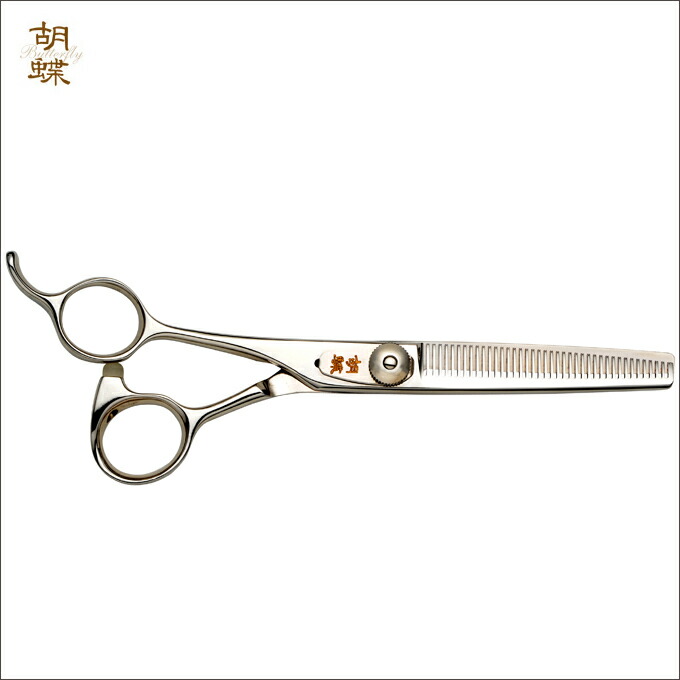 楽天市場】トリミングシザー 胡蝶 6L-40F 左用（スキ／6.0インチ