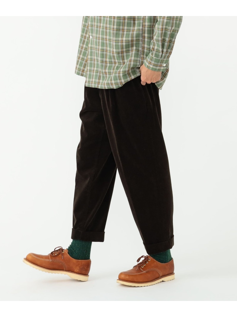 楽天市場】BEAMS PLUS / 2プリーツ コーデュロイ トラウザーズ BEAMS