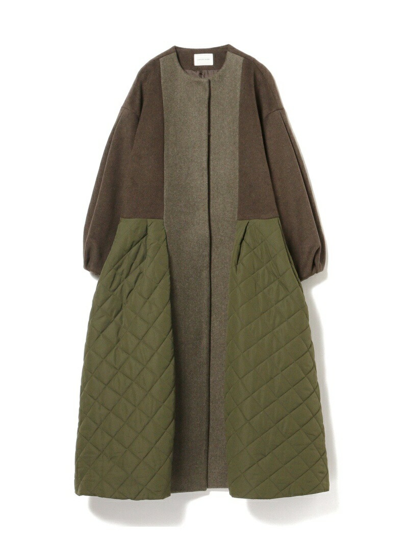 楽天市場】CAROLINA GLASER / 配色 キルティングコート CAROLINA