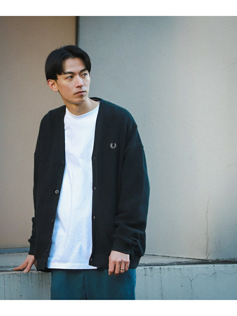 楽天市場】FRED PERRY * BEAMS / 別注 ピケ カーディガン BEAMS MEN