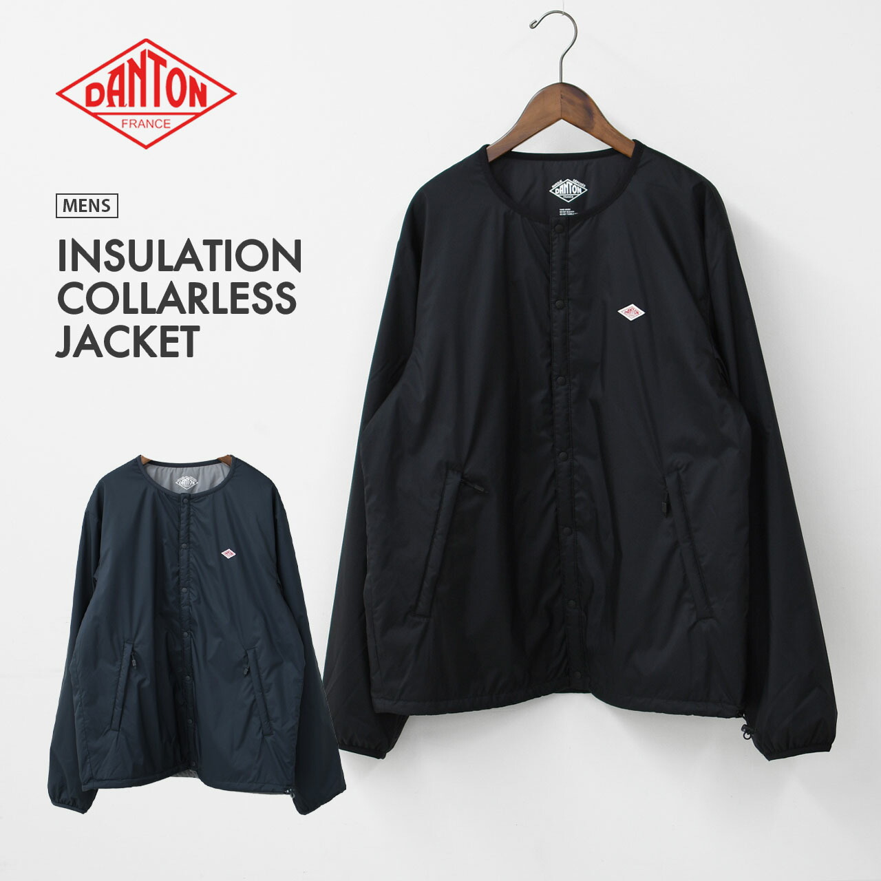 楽天市場】【SALE 30%OFF】DANTON [ダントン] M INSULATION COLLARLESS