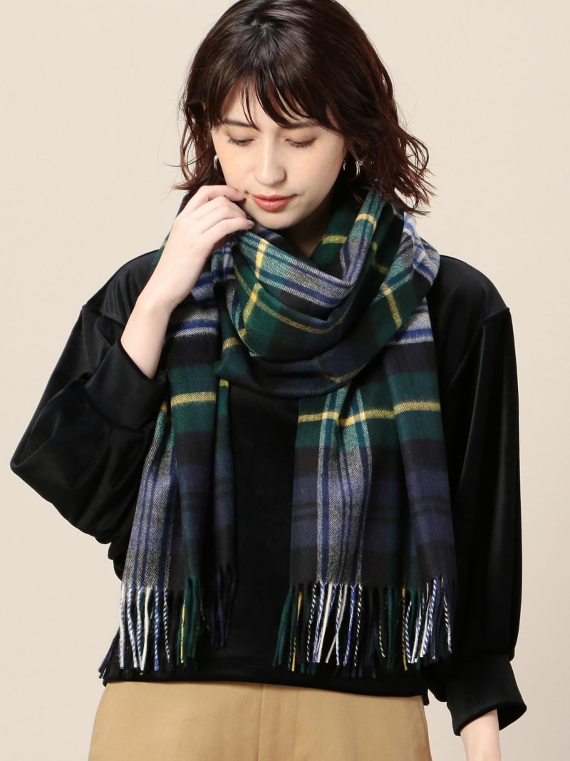 楽天市場】＜Johnstons＞カシミヤタータンチェックストール