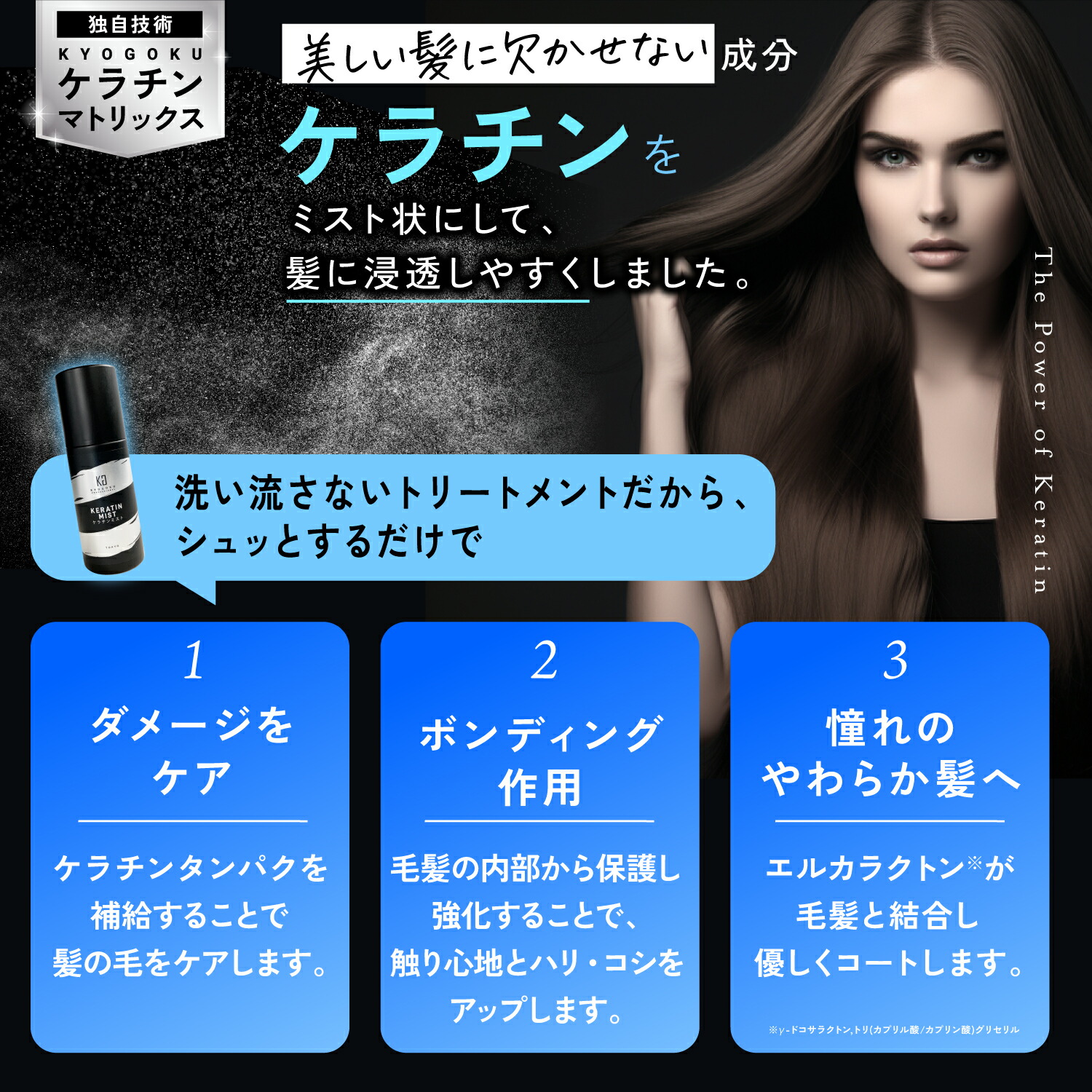 楽天市場】【20%OFF/正規販売店】 KYOGOKU ケラチンミスト 100ml