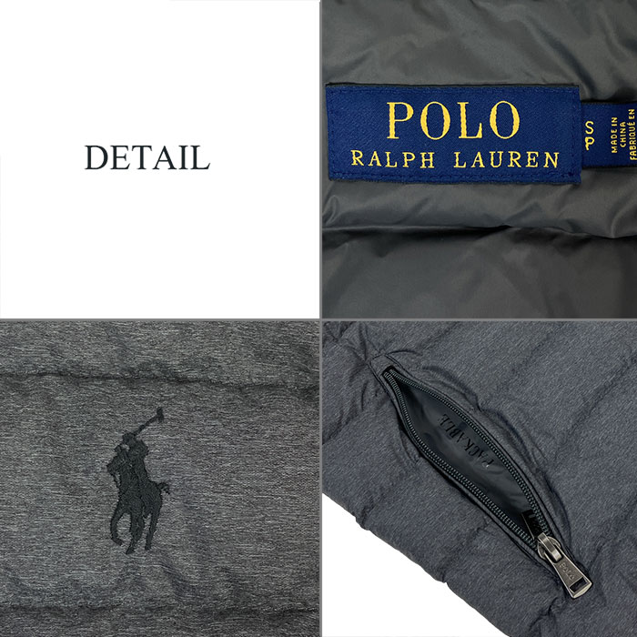 楽天市場】ラルフローレン POLO Ralph Lauren ダウン ベスト グレー