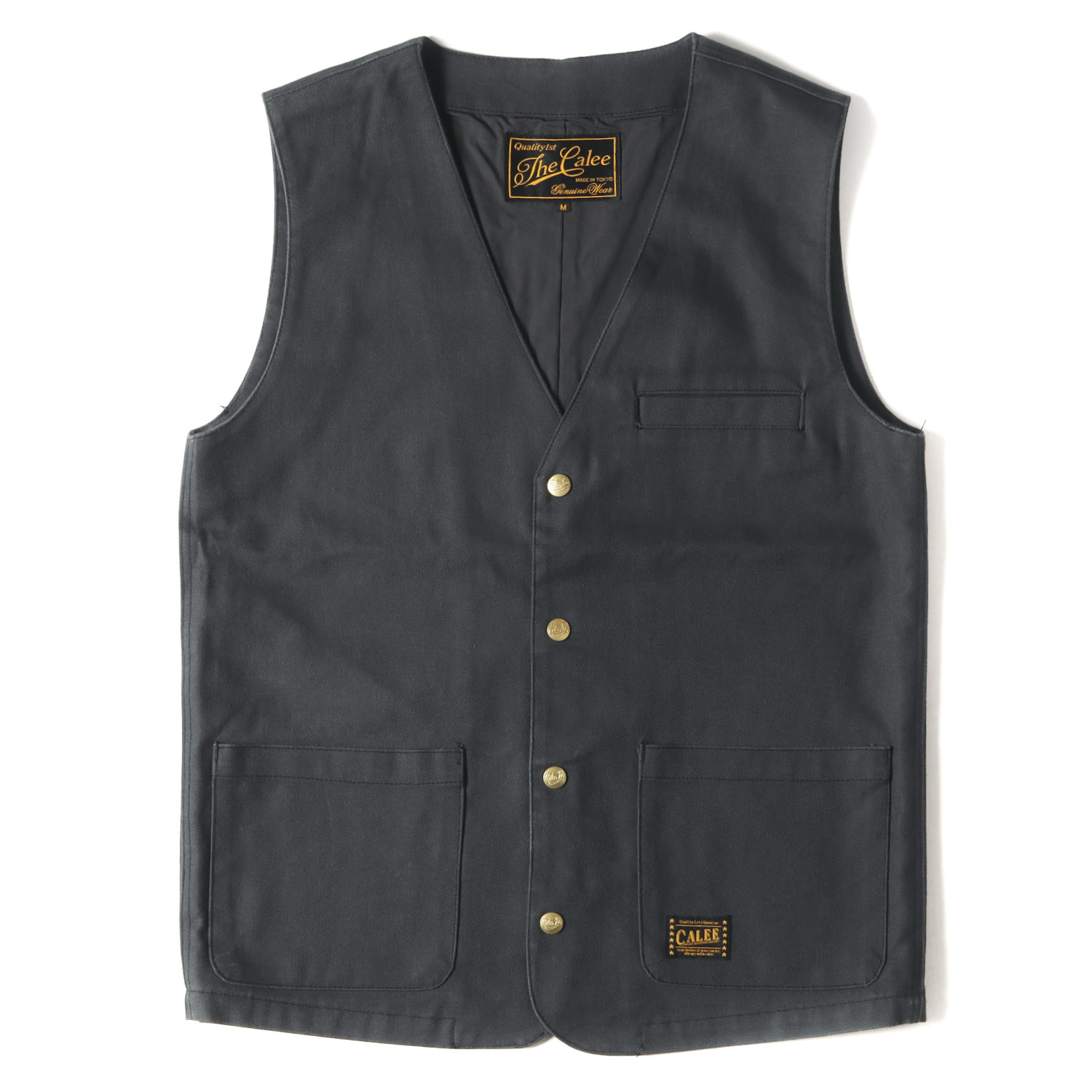 楽天市場】CALEE キャリー ベスト サイズ:M コットンツイル ワーク