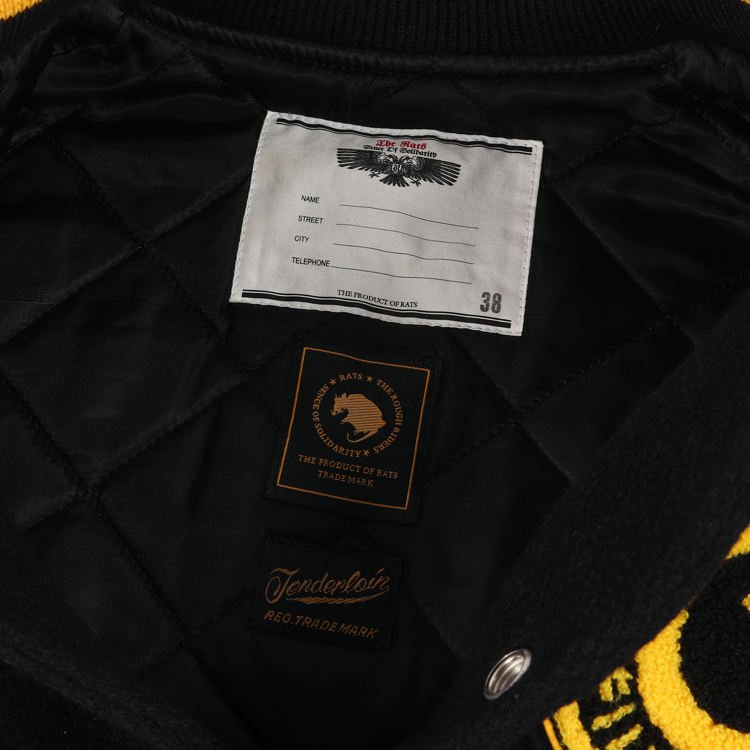 rats ラッツ テンダーロイン 裏ボア ブロックチェックシャードー L