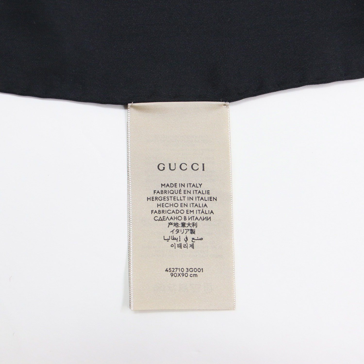 楽天市場】GUCCI グッチ スカーフ ブラック系 シルク フラワー