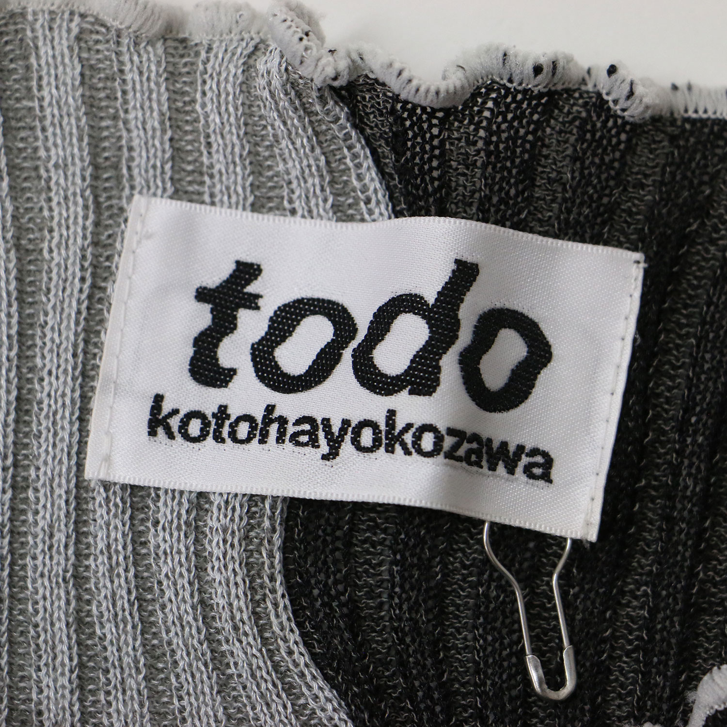 楽天市場】kotohayokozawa コトハヨコザワ ニット ブラック グレー