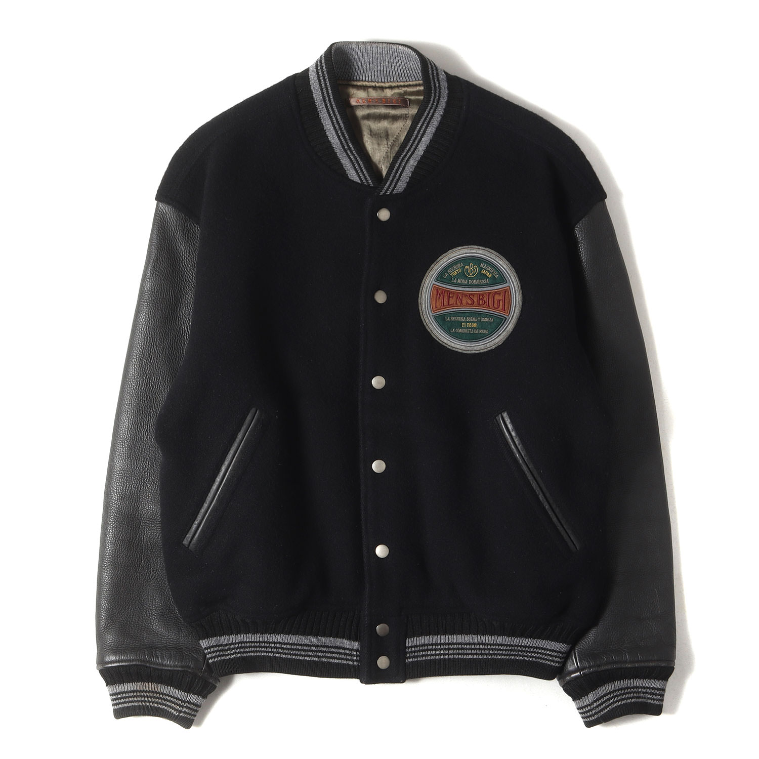 楽天市場】MENS BIGI メンズビギ ジャケット サイズ:M 80s 袖レザー