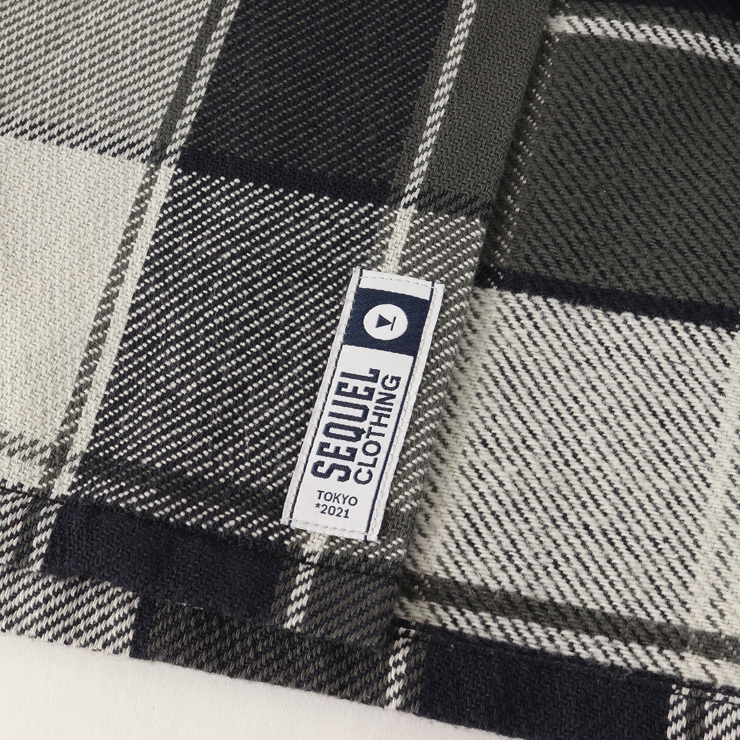 SEQUEL シークエル オープンカラー ネルシャツ XL チェック 楽天市場