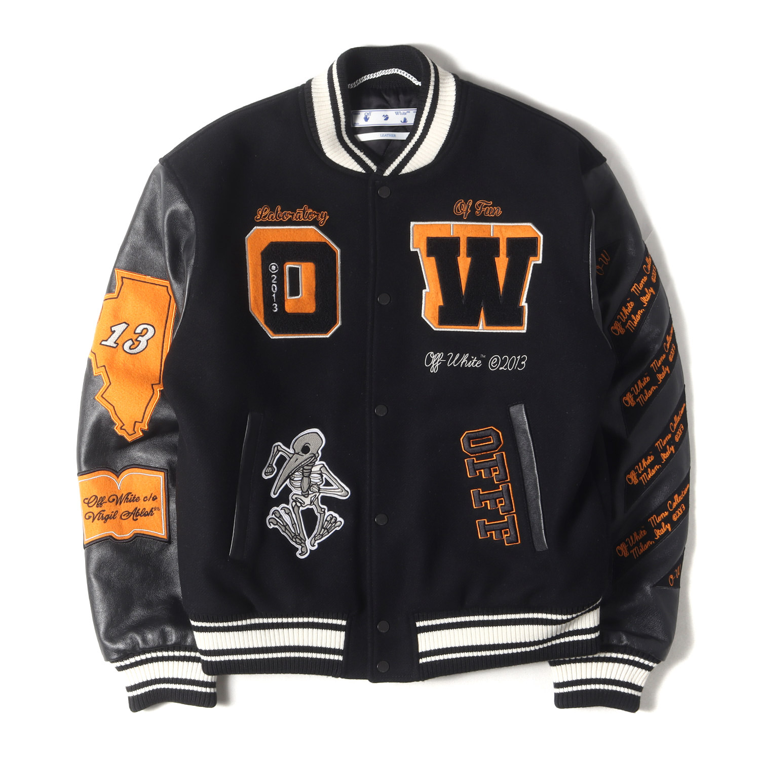 楽天市場】off－white スタジャン（メンズファッション）の通販