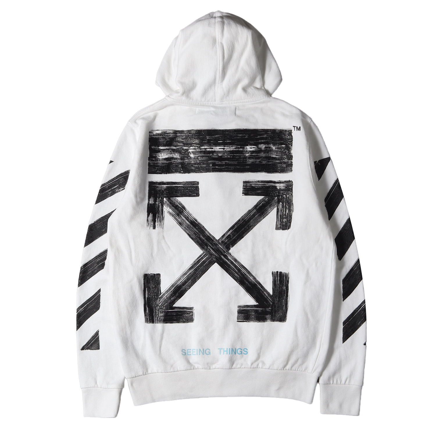 楽天市場】OFF-WHITE オフホワイト パーカー ペンキアローマーク