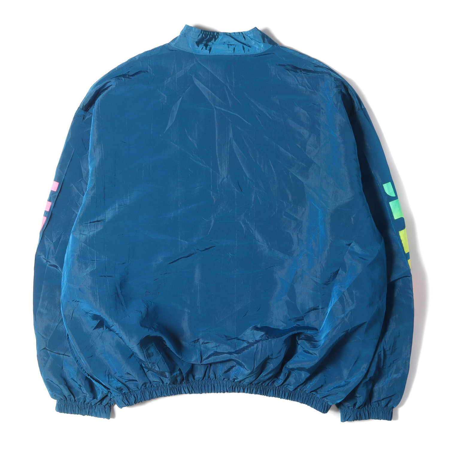 楽天市場】80s ロゴプリント ハーフジップ プルオーバー ナイロン