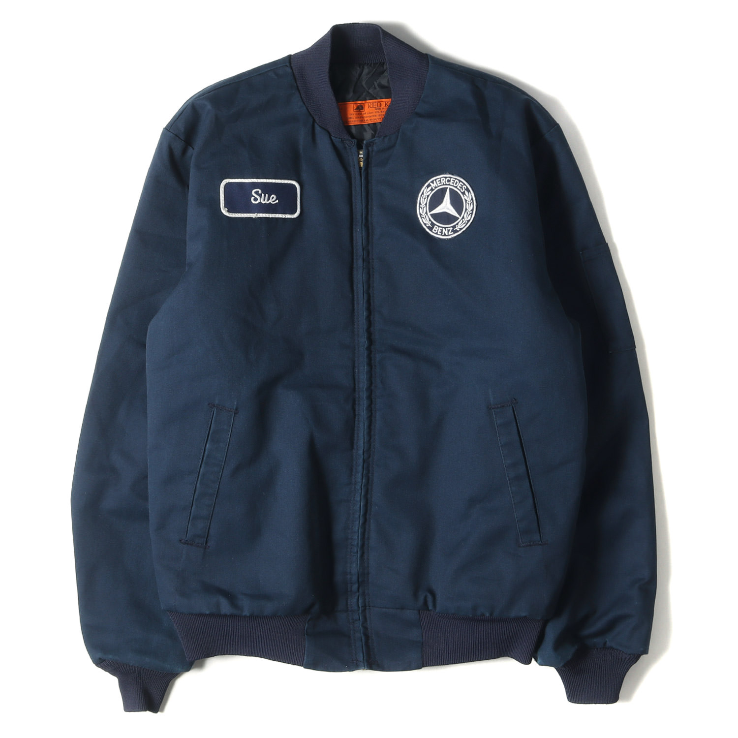 楽天市場】企業ロゴワッペン入り 裏キルティング ワークジャケット 90