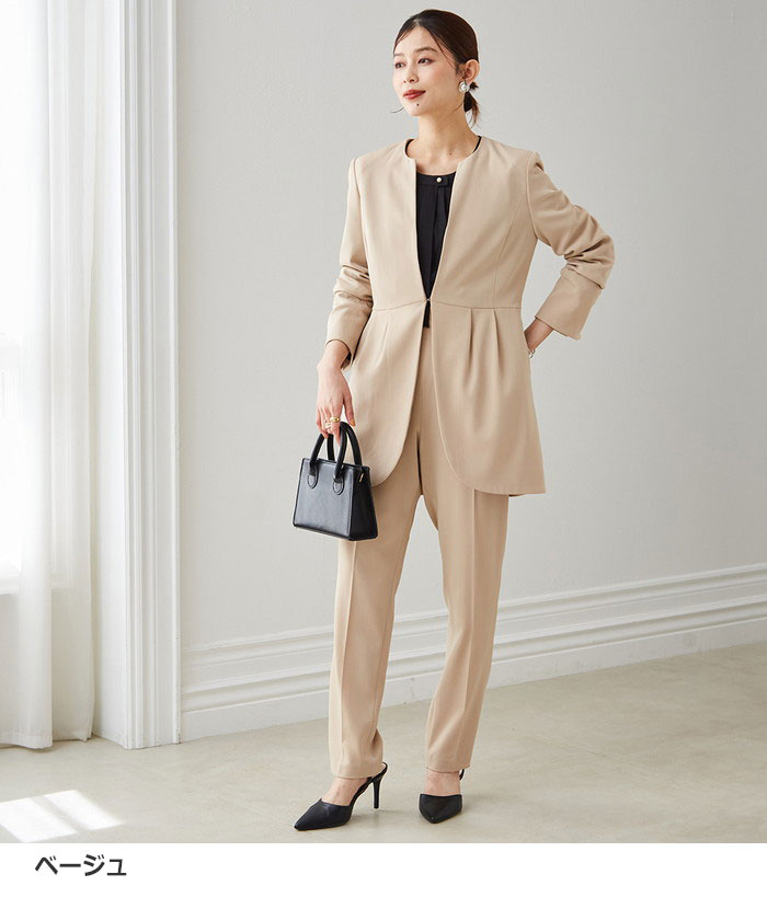 楽天市場】【期間限定：10990円→8790円！】パンツスーツ ＜2点セット
