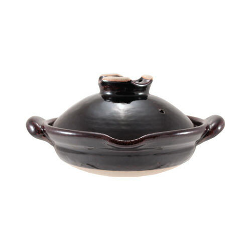 楽天市場】土楽窯 口付き黒鍋八寸 : ベルセーブ