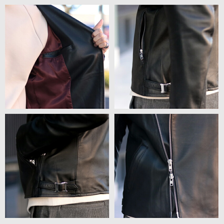 楽天市場】Benshuna オリジナル レザージャケット TYPE: ダブル