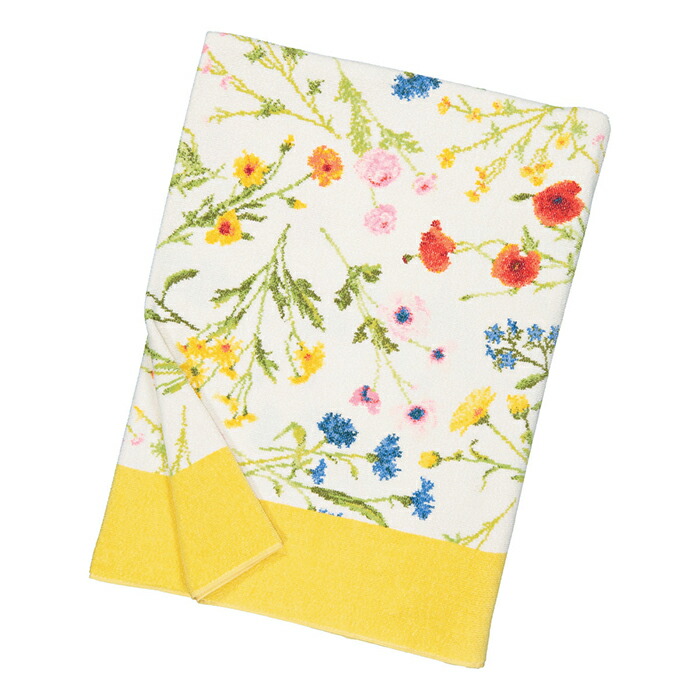 楽天市場】送料無料 フェイラー バスタオル 75×150 フラワーメドゥー