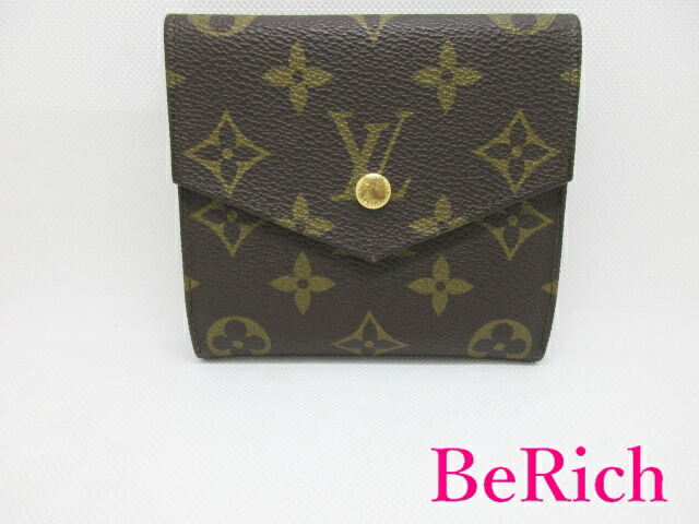 楽天市場】ルイ ヴィトン LOUIS VUITTON Wホック 二つ折り財布