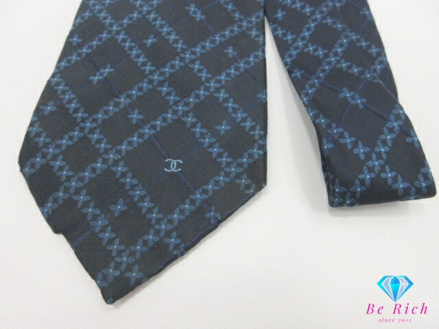 楽天市場】シャネル CHANEL ネクタイ 総柄 ココマーク ロゴ ブラック