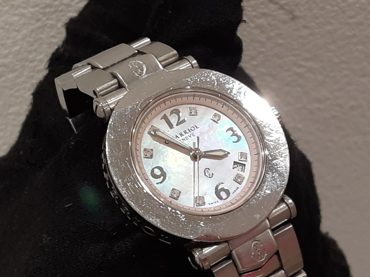 楽天市場】シャリオール CHARRIOL コロンブス 8P ダイヤ レディース