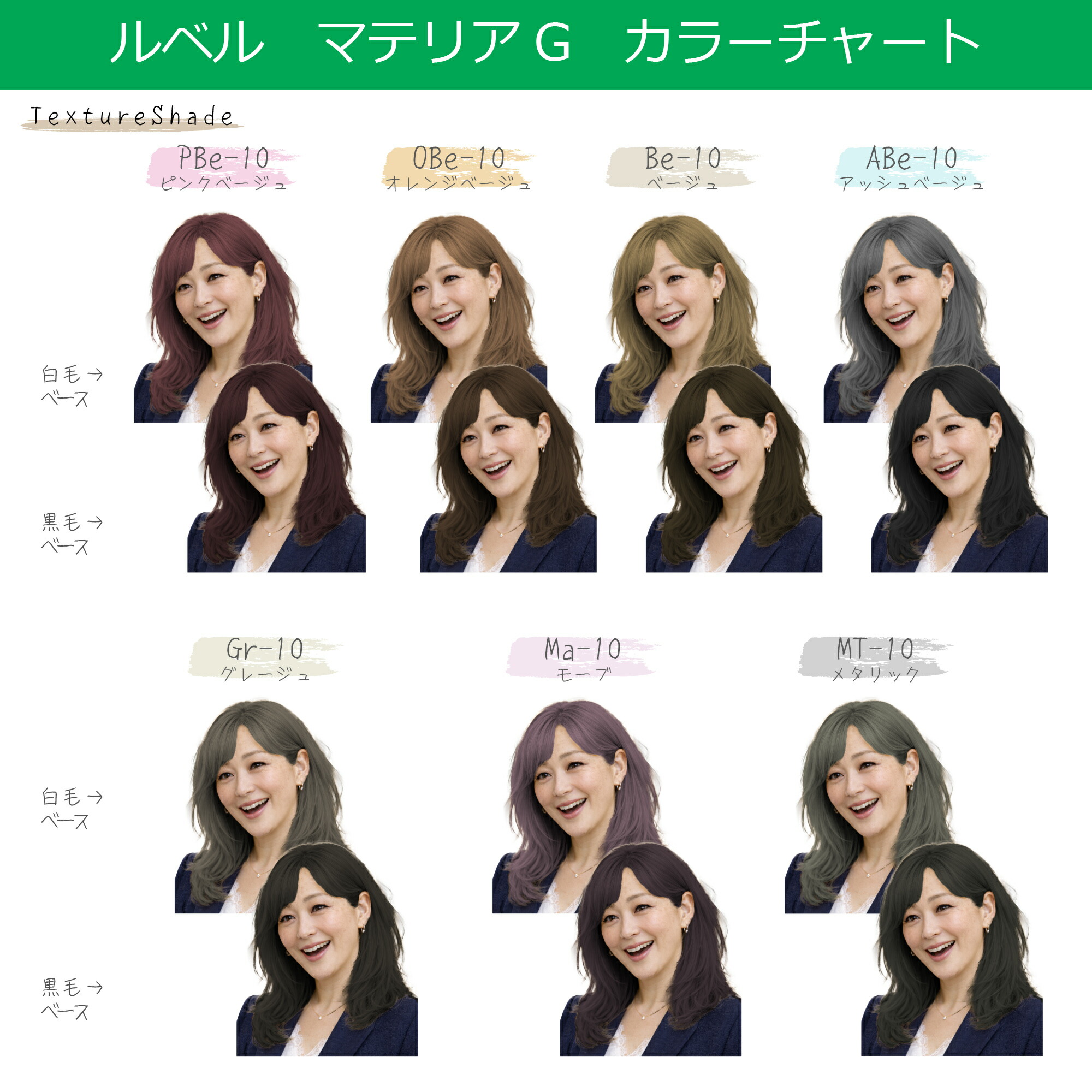 楽天市場】白髪染め ルベル マテリアG 4本セット ブラウン ベージュ