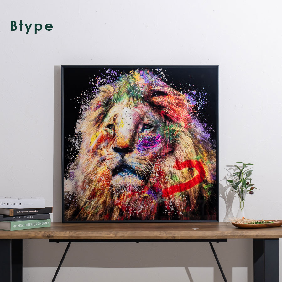 楽天市場】アートポスター アートパネル ポスター 80×80 正方形 ガラス