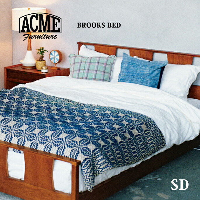 楽天市場】セミダブルベッド ACME Furniture BROOKS BED-SD : 家具